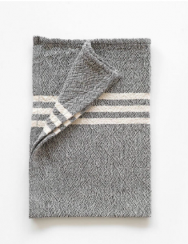 2-Pack Contemporary Hand Towel - Charcoal